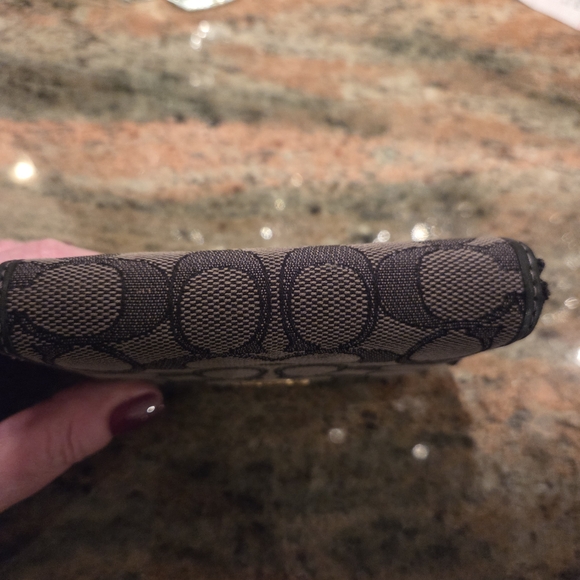 Coach Brown And Black Wallet - Picture 3 of 8